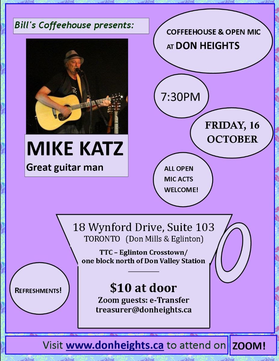 Coffee House October 16, 2026
